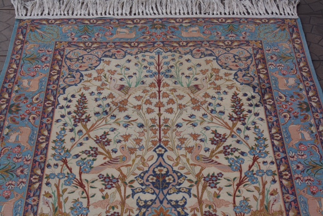 Tapis Isfahan Iran Ancien 1960-photo-4