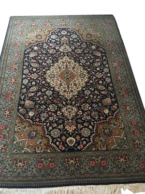 Tapis d'Iran Ghoum Laine Kork Milieu XXème Siècle