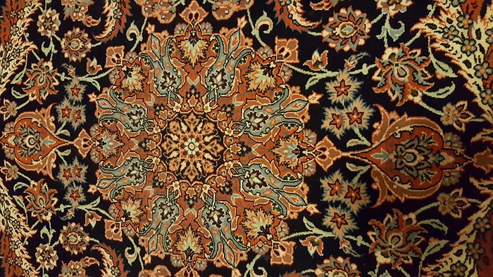 Tapis Iran Isfahan Extra Fin Laine & Soie-photo-2