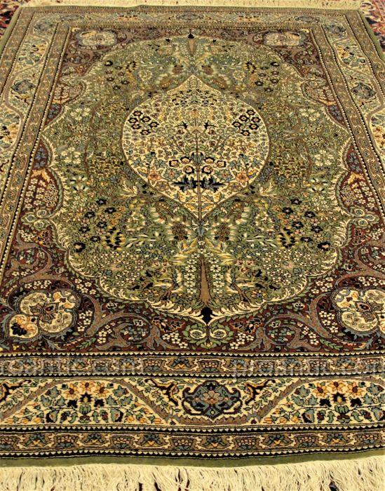 Tapis Kashmir Inde XXeme Siecle