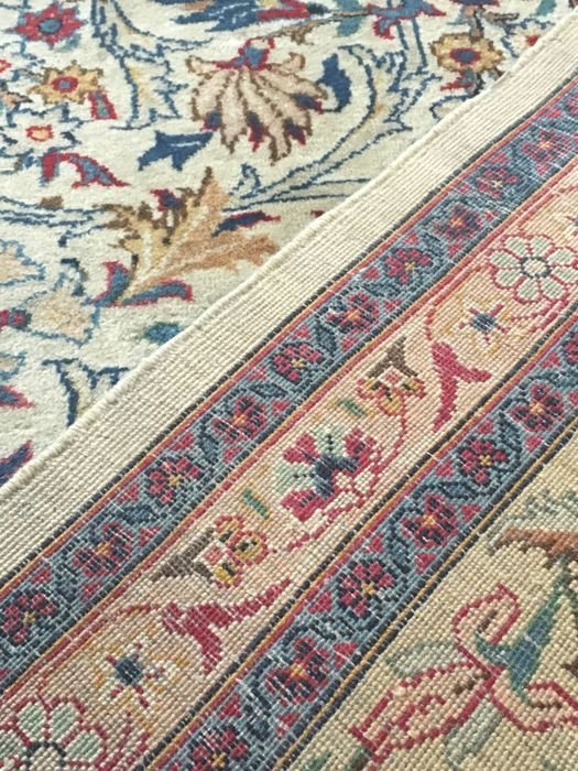 Grand Tapis Persan Keshan Circa 1960-photo-4