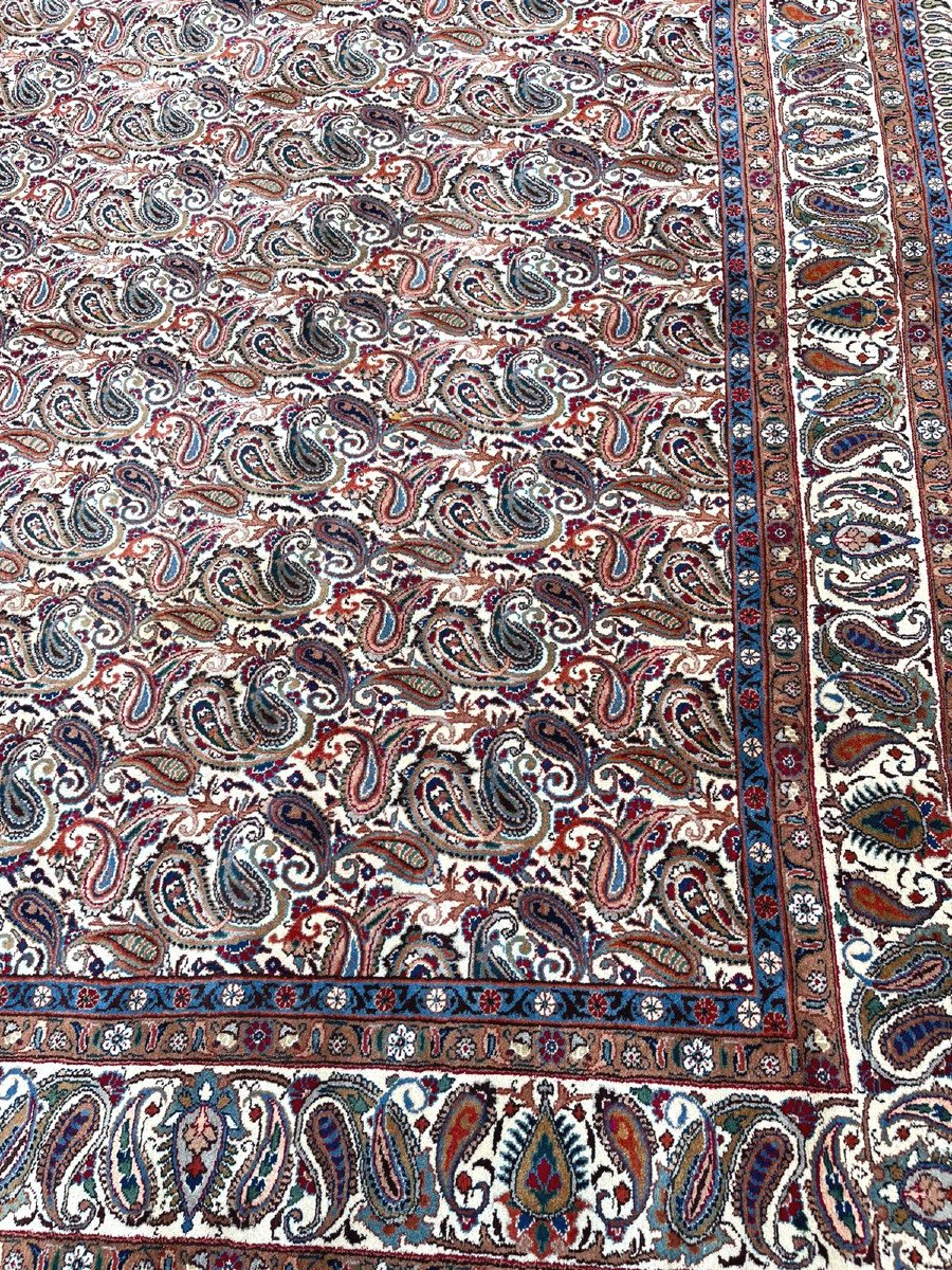 Grand Tapis Persan Kāshmar à Palmettes -photo-2