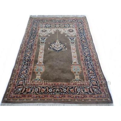 Superbe Tapis Indo-Keshan ( Mihrab ) 