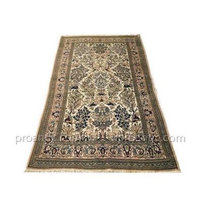 Tapis Iran Ghoum Djafahi Laine & Soie Milieu XXème Siècle 