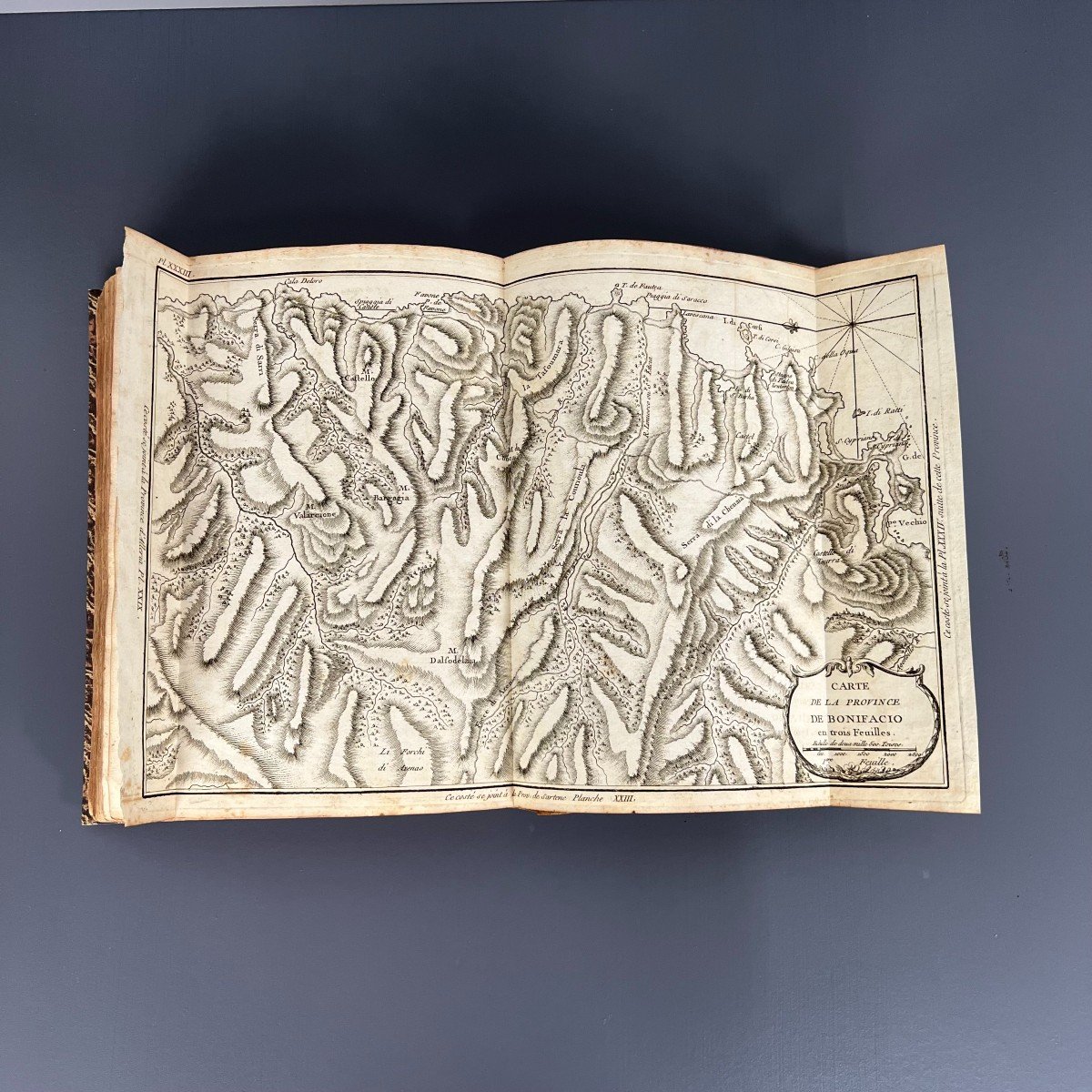Livre Rare, 1769 Description Géographique Et Historique De l'Isle De Corse Bellin Jacques-photo-8