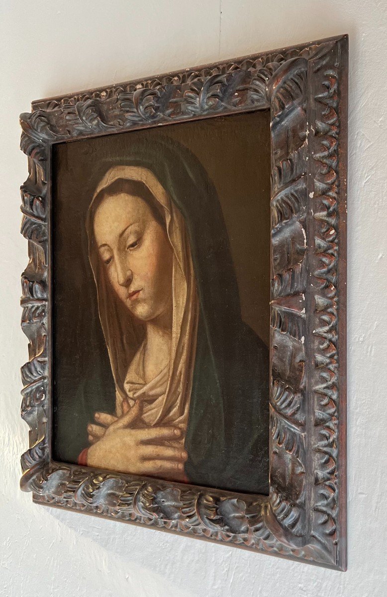 Painting, Oil On Canvas, Painting, 17th 18th Century France - Virgin Of Sorrows-photo-4