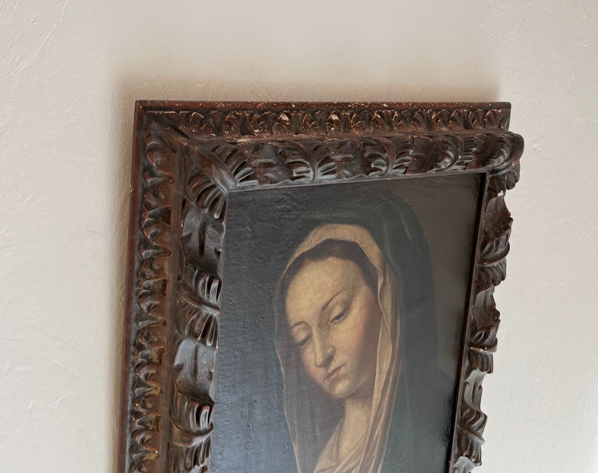 Painting, Oil On Canvas, Painting, 17th 18th Century France - Virgin Of Sorrows-photo-5