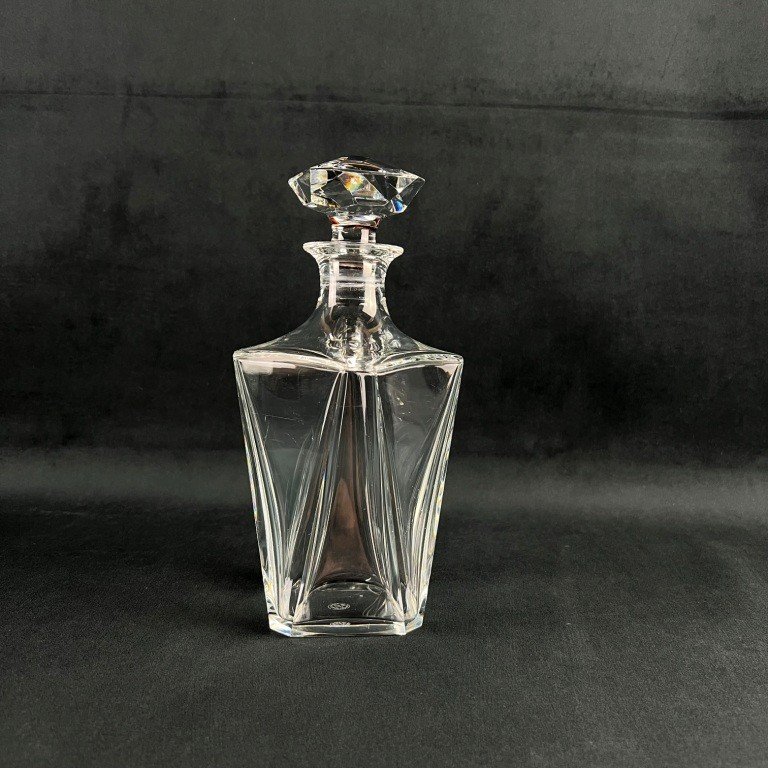 Rare Et élégante Carafe à Cognac, Whisky, Spiritueux - Maison Baccarat France Années 60 -photo-2