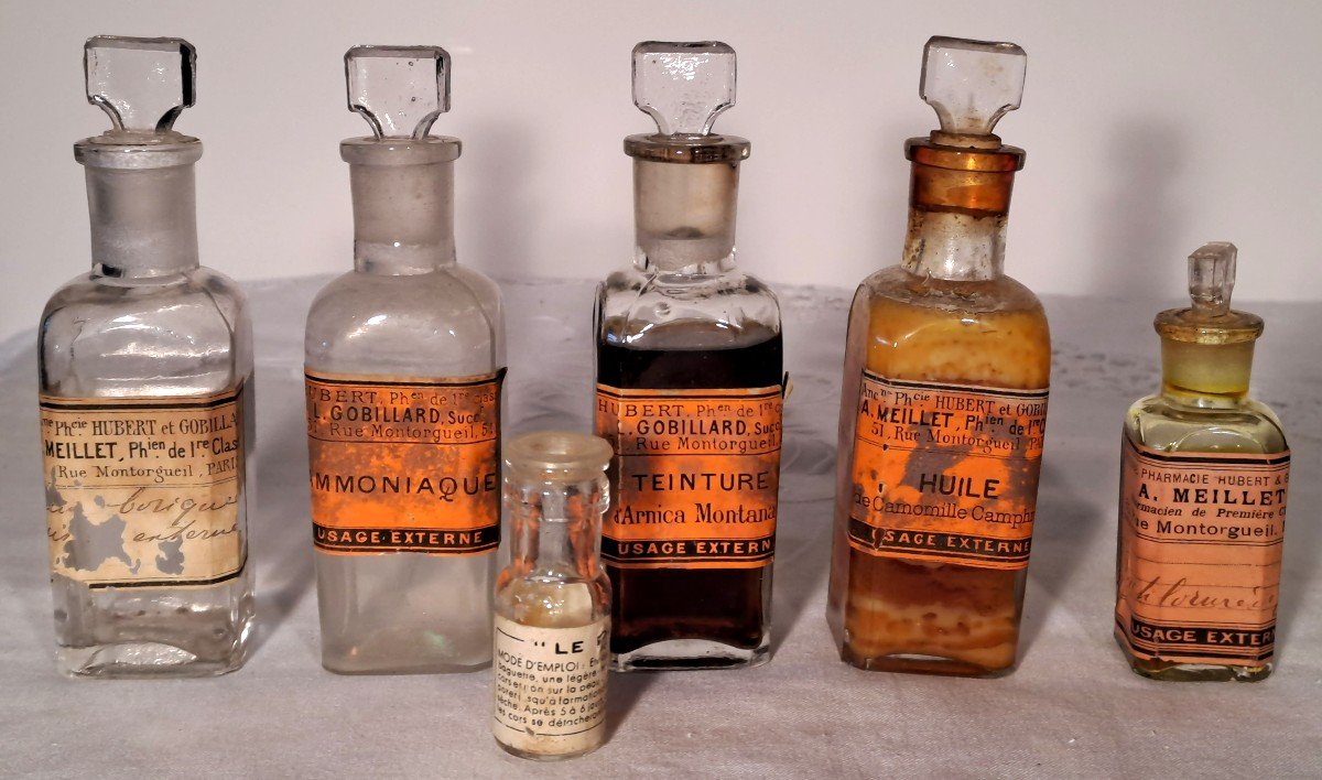 Old "family Pharmacy" Case, Mid 19th Century-photo-1