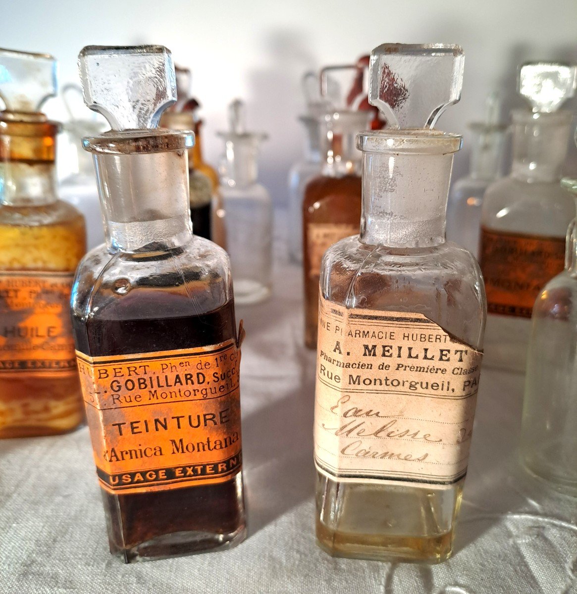 Old "family Pharmacy" Case, Mid 19th Century-photo-6