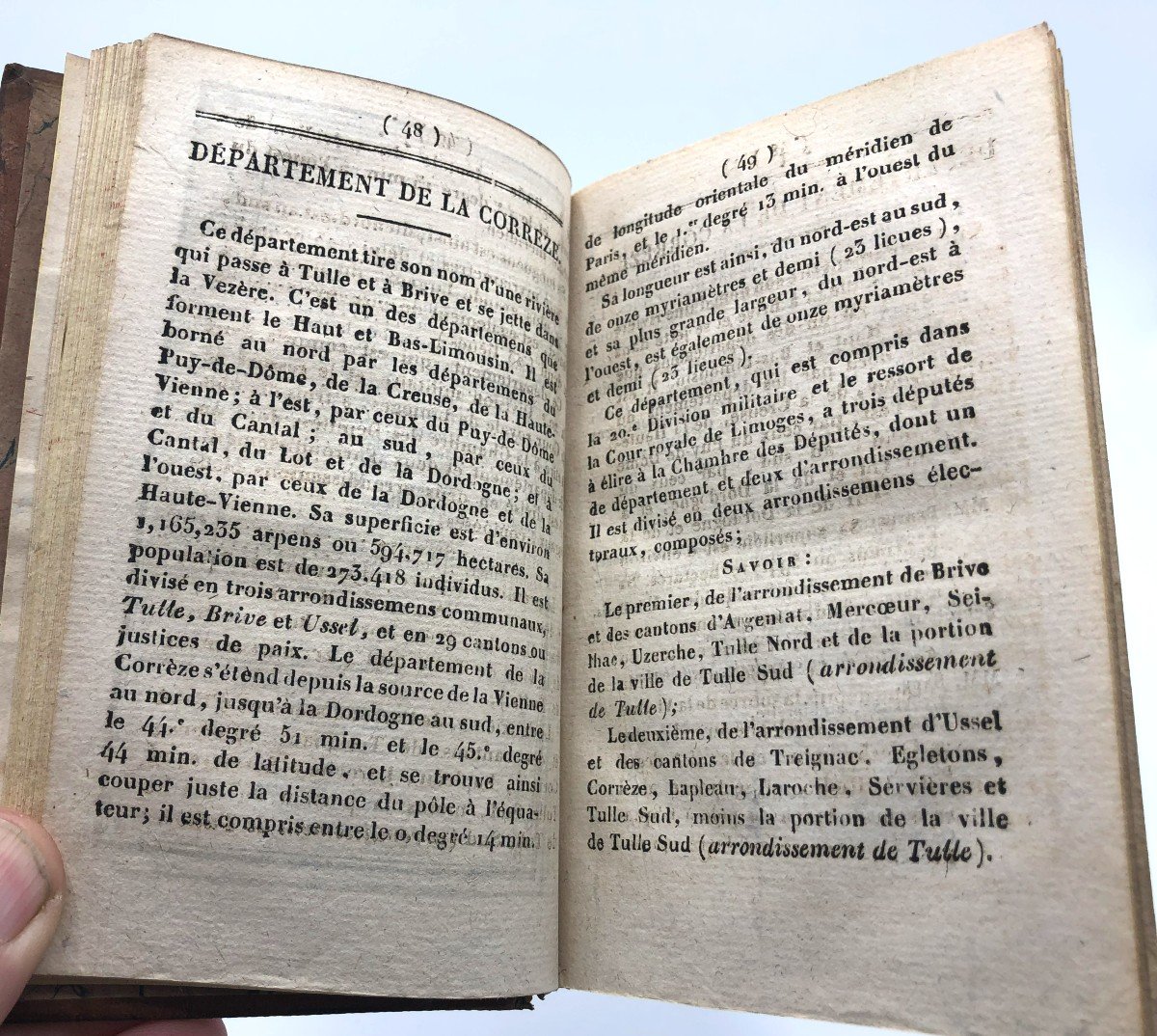 Annuaire 1824 Département De La Corrèze, Ex-libris Armorié Famille De Villeuve Du Languedoc-photo-4