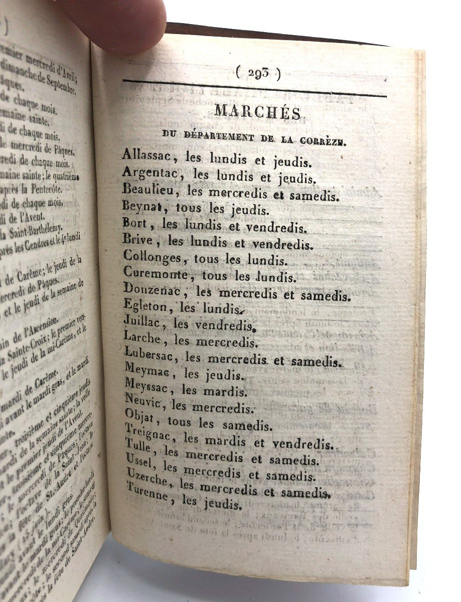 Annuaire 1824 Département De La Corrèze, Ex-libris Armorié Famille De Villeuve Du Languedoc-photo-8