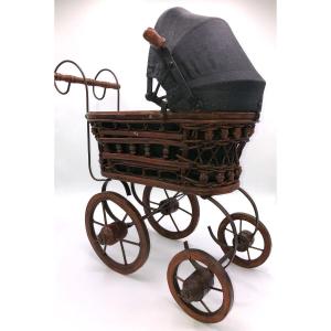 Doll's Stroller Or Pram, Children's Toy, Early 20th Century