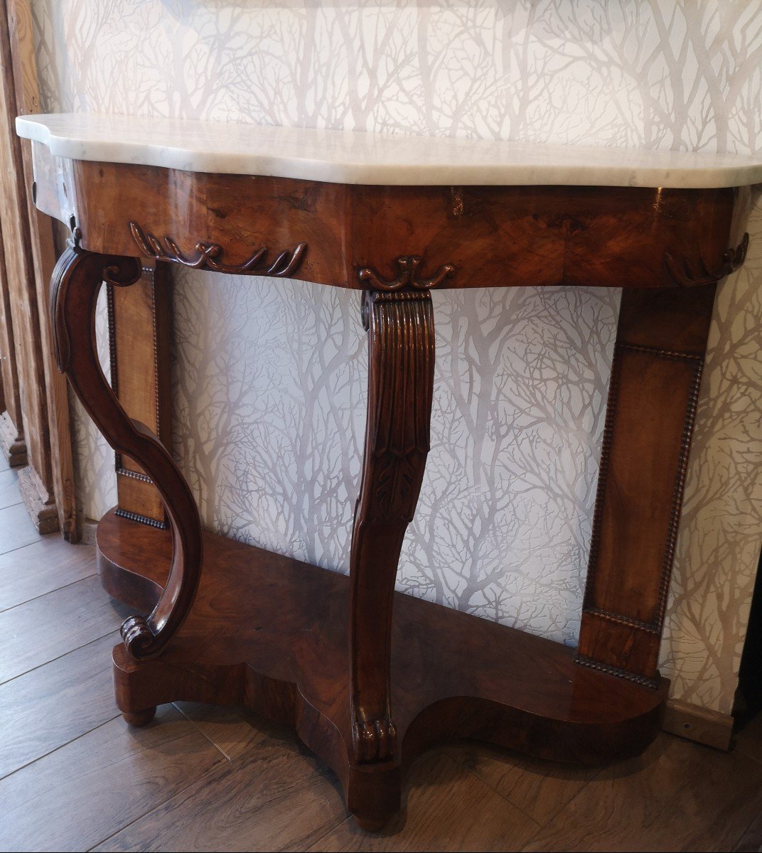 Console Louis Philippe En Noyer 