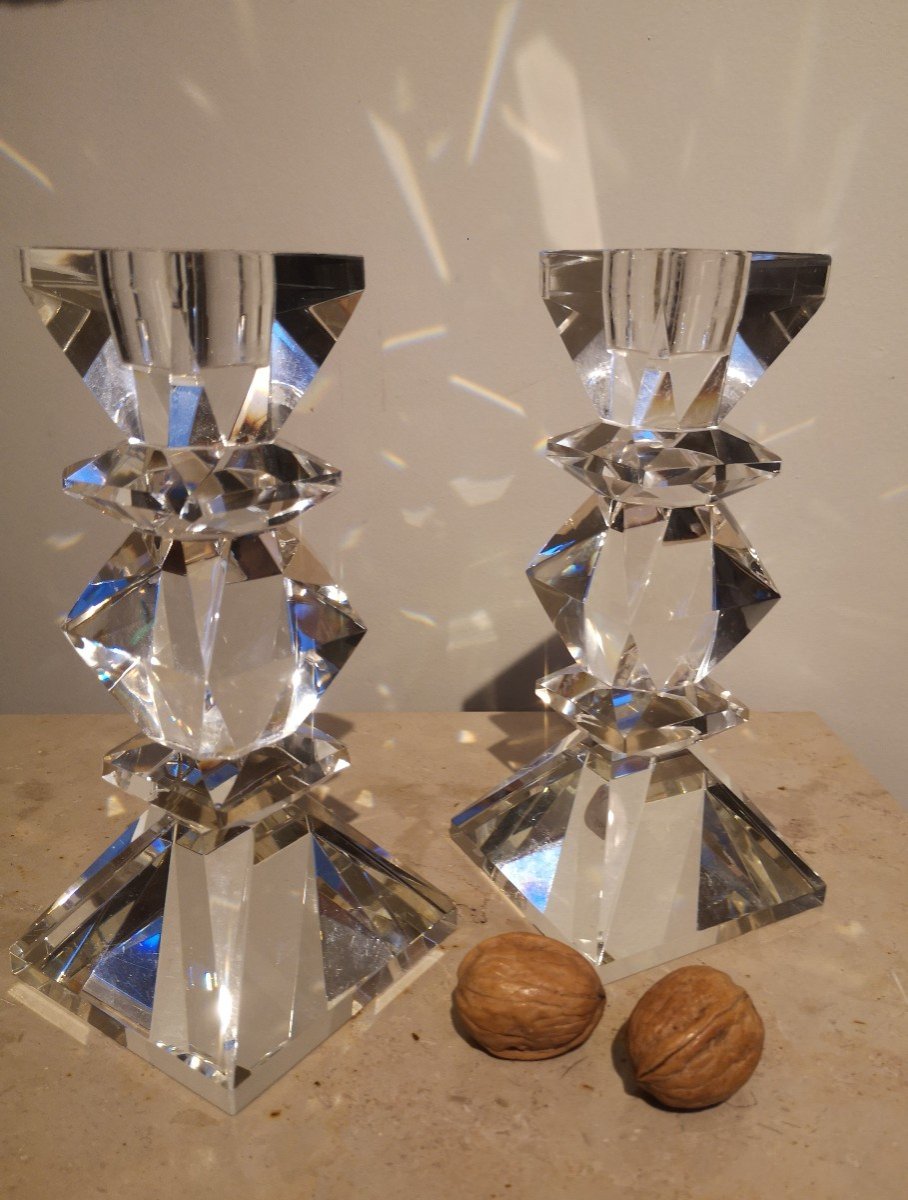 Crystal Candle Holders 