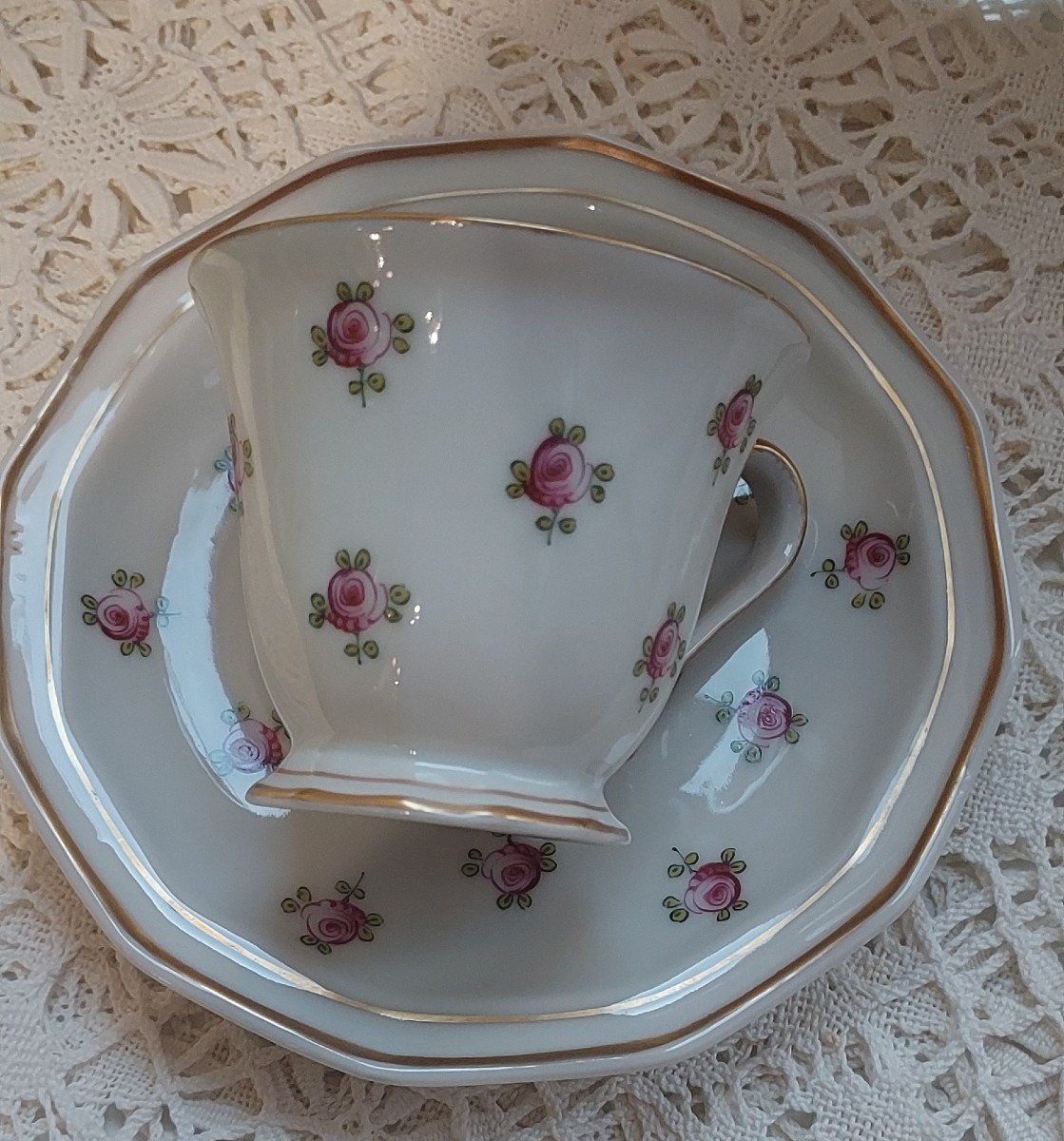 Limoges Porcelain Coffee Service Signed Bernardaud-photo-4