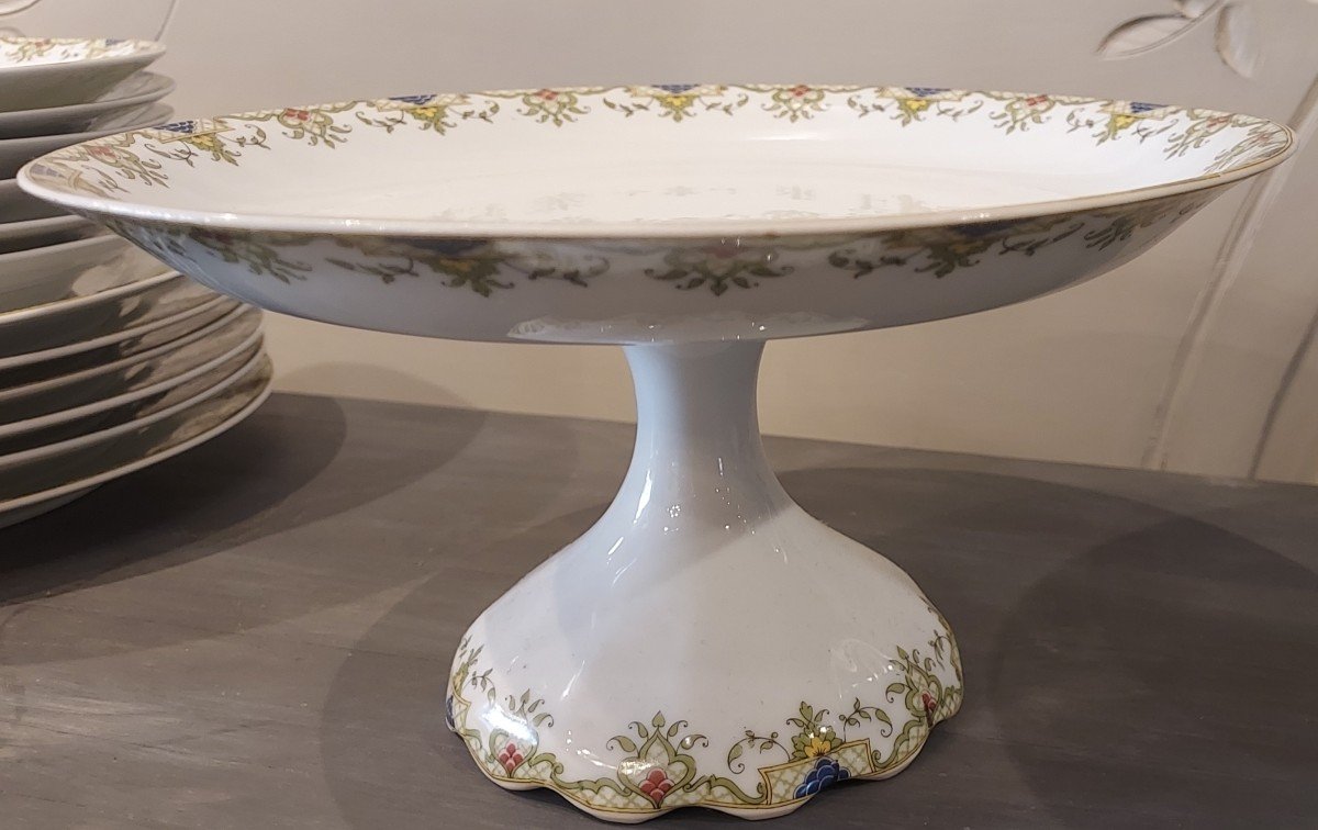 Service De Table Porcelaine Limoges Signé J B T & Compagnie-photo-3