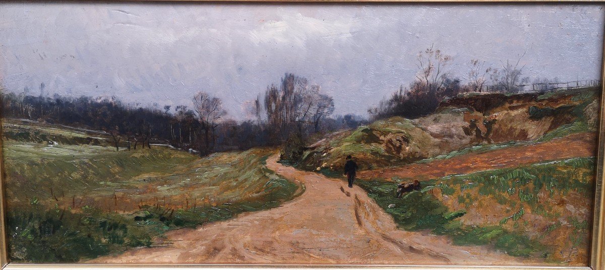 Charles Beauverie, paysage vallonné du Forez 