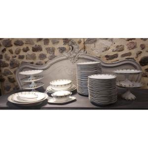 Service De Table Porcelaine Limoges Signé J B T & Compagnie