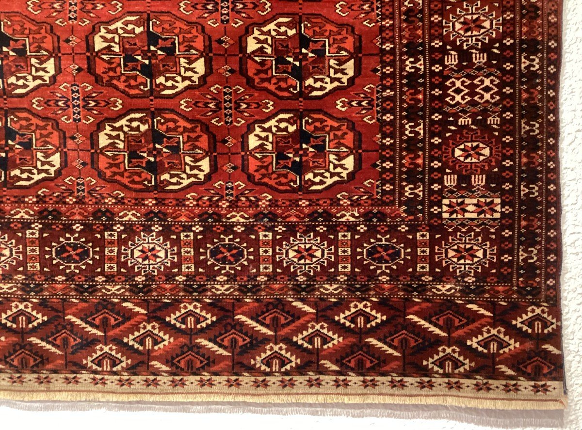 Tapis Turkmen   1.25  X  1.30-photo-2