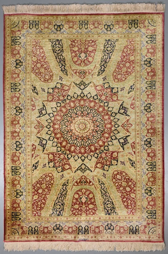 Tapis Ghom (Iran) en Soie