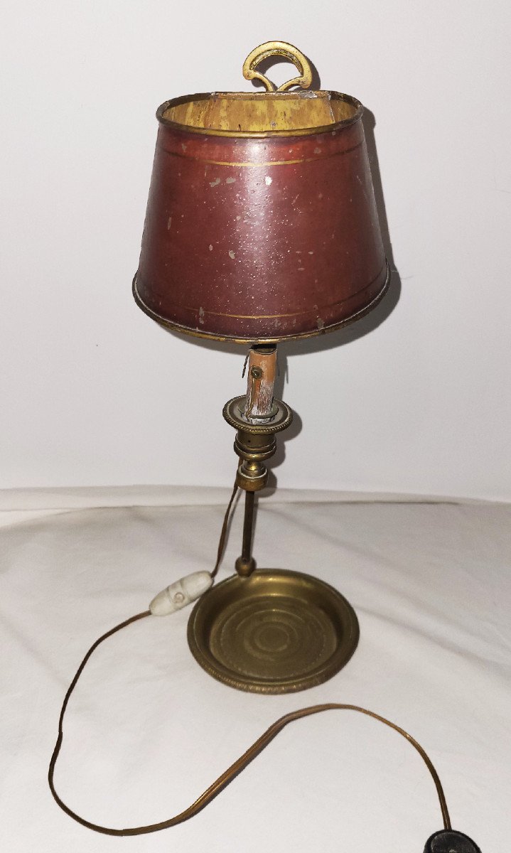 Petite Lampe Bouillote Du 18ème Siècle