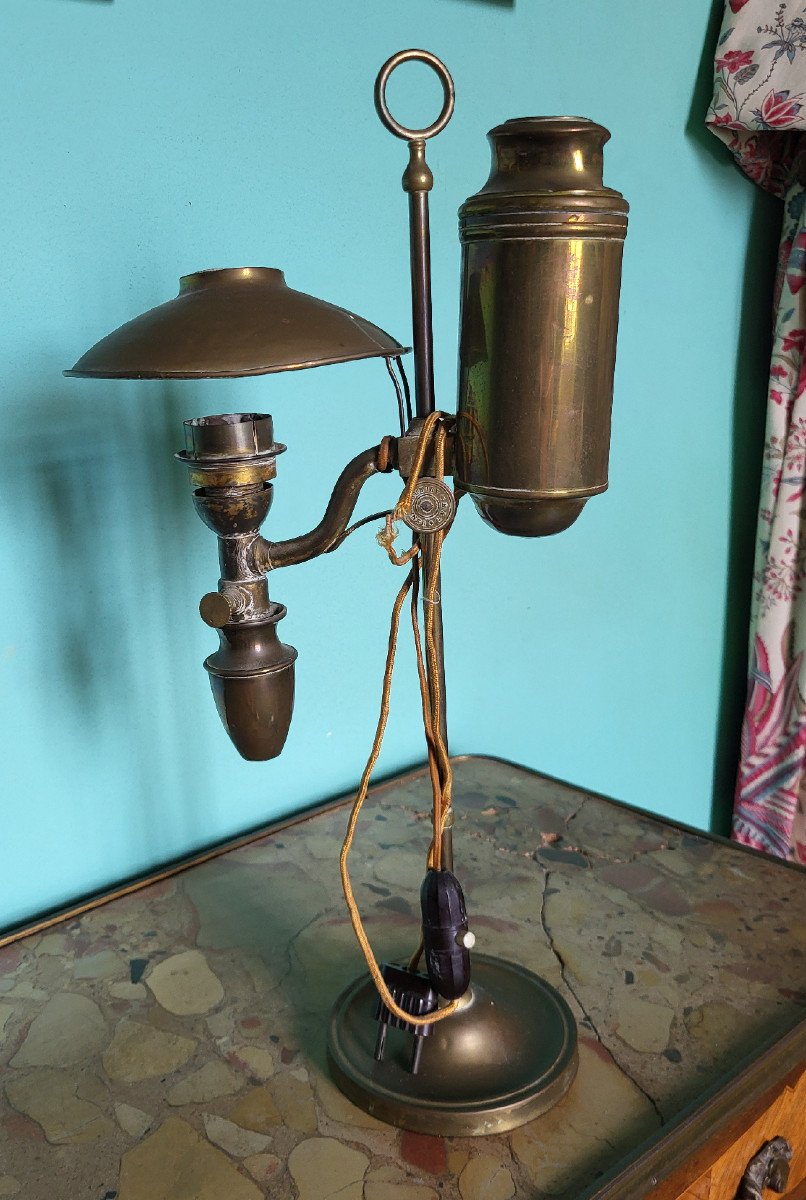 Oil Lamp Mounted With Electricity-photo-2