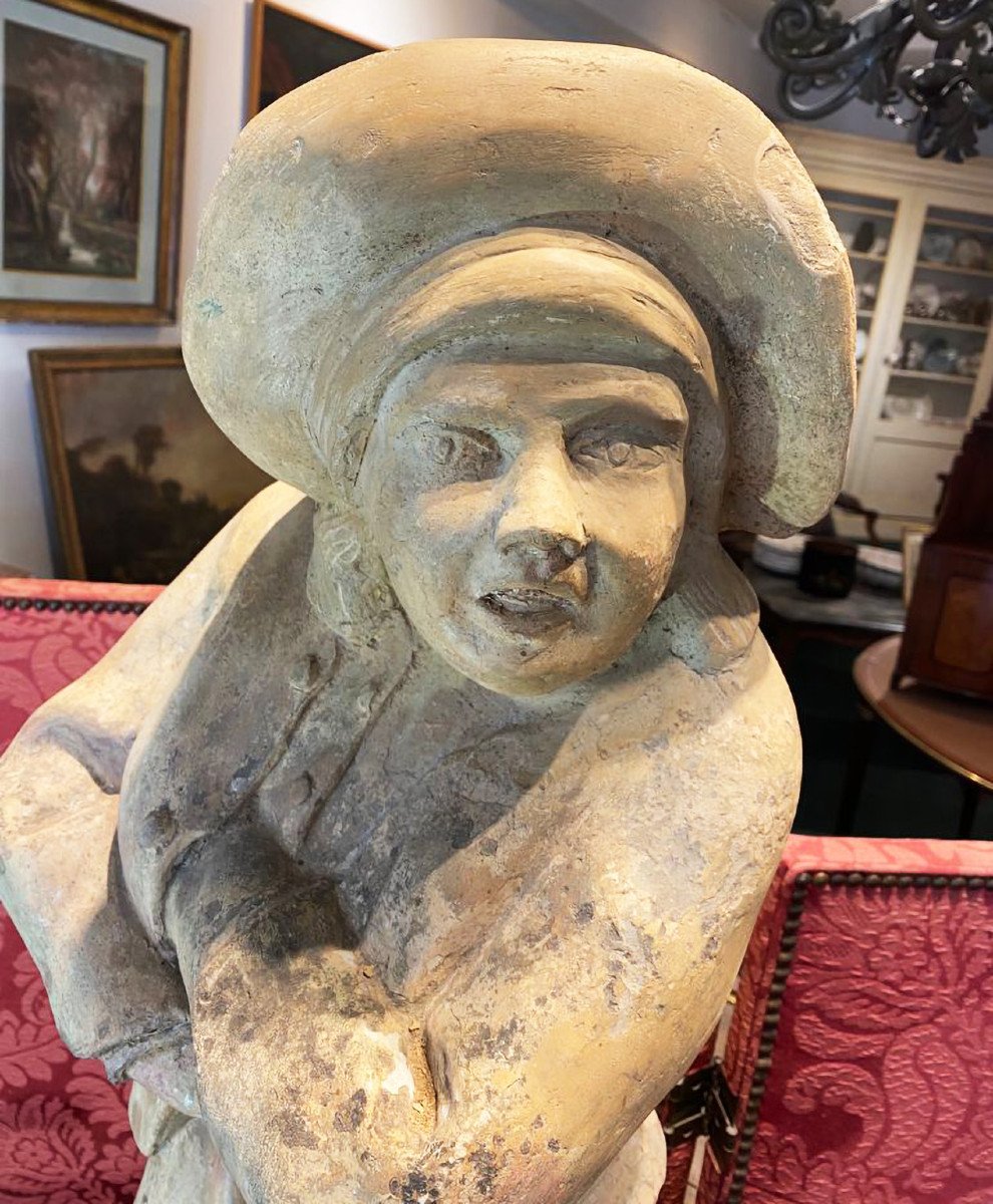 18th Century Terracotta Statue-photo-1