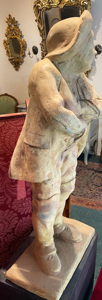 18th Century Terracotta Statue-photo-2