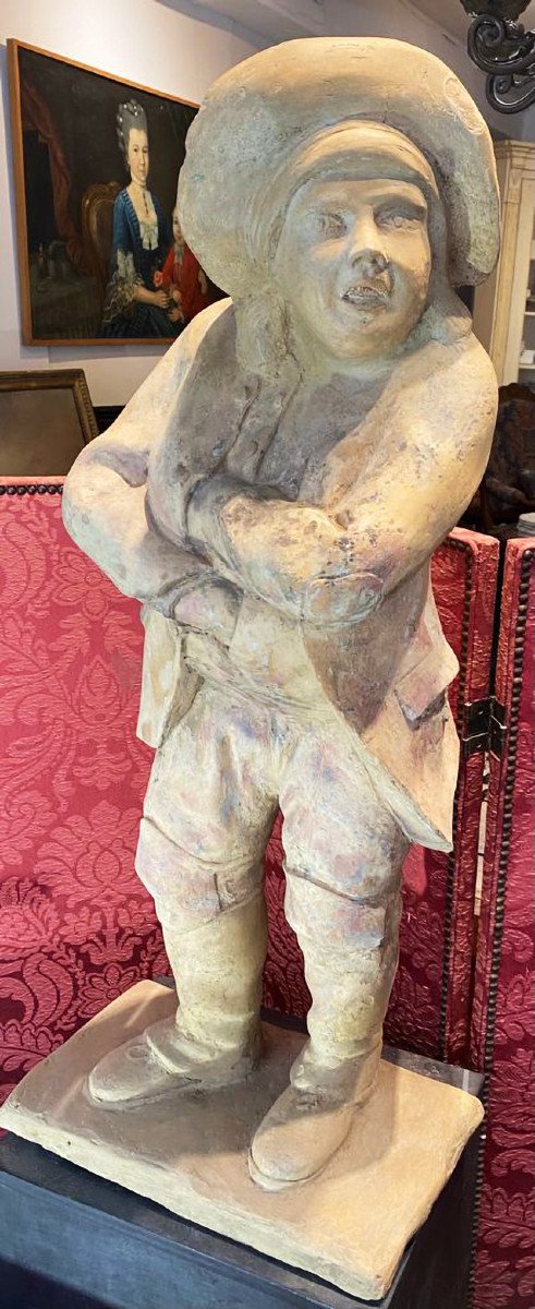 18th Century Terracotta Statue