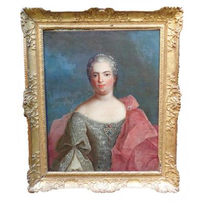Portrait Of A Woman XVIIIth Century 