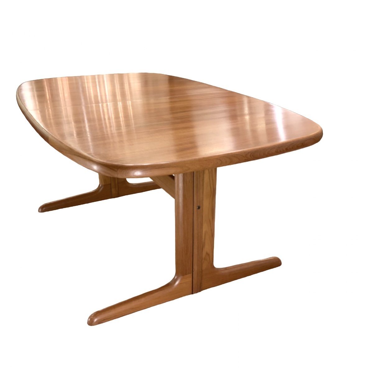 Table De Salle à Manger à Rallonges Design Scandinave Années 1960 En Teck, 12couverts-photo-4