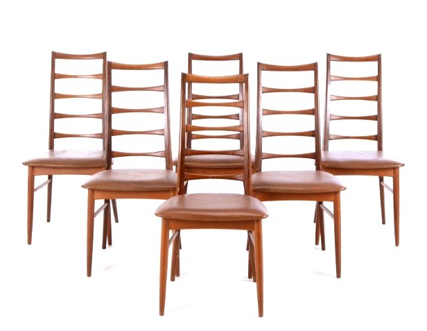 Série De 6 Chaises Design Scandinave Années 1960 De Niels Koefoed-photo-2