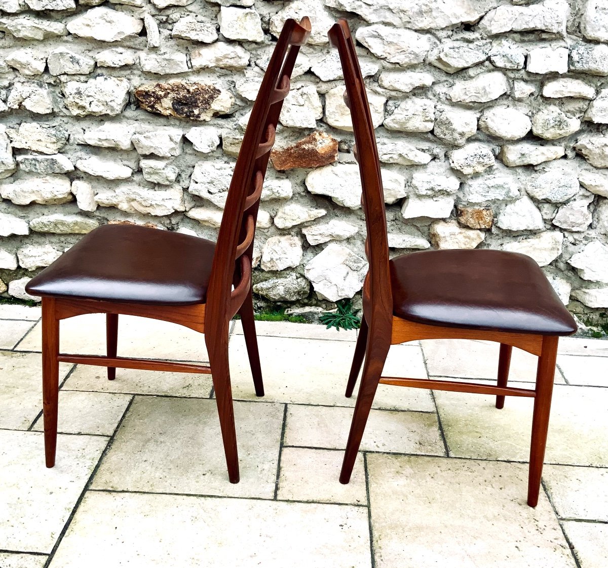 Série De 6 Chaises Design Scandinave Années 1960 De Niels Koefoed-photo-1