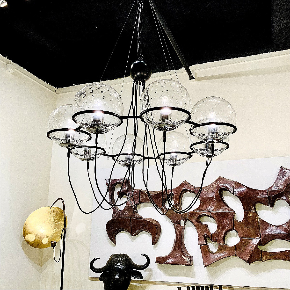 In The Style Of Gino Sarfati, Large Dutch Raak Chandelier From The 1980s-photo-1