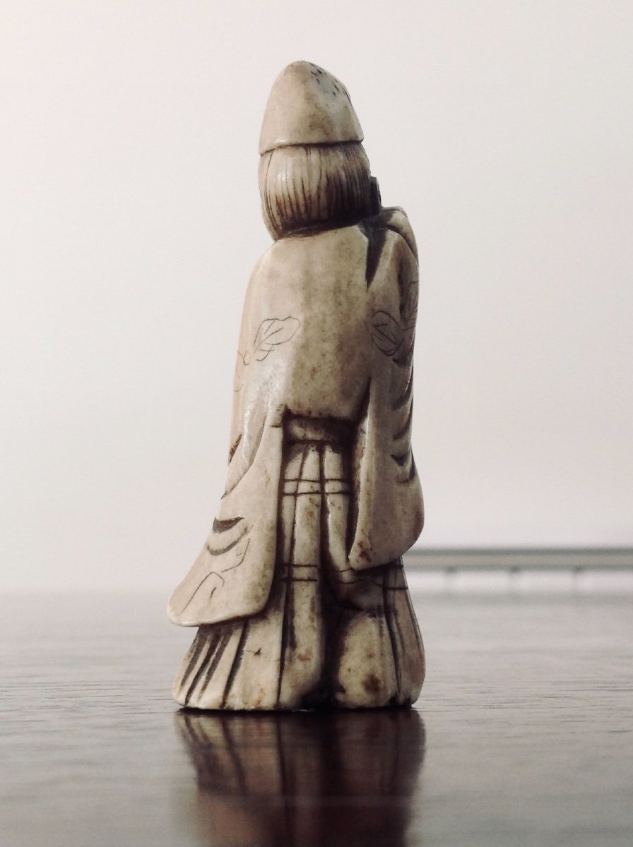 (netsuké) Small Ivory Statuette, Japan XIXth Century-photo-4