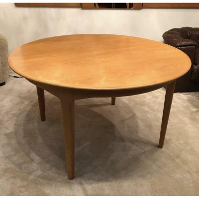 Table à Manger à Rallonges, Design Scandinave Années 1960 En Chêne 