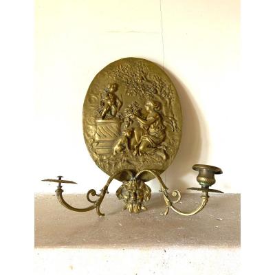 Oval Escutcheon In Bronze