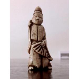 (netsuké) Small Ivory Statuette, Japan XIXth Century