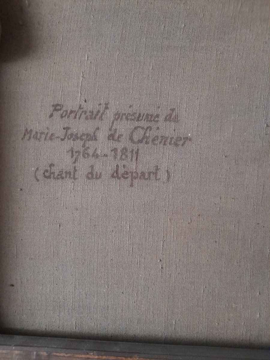 Portrait Presume De Marie Joeph De Chenier-photo-3