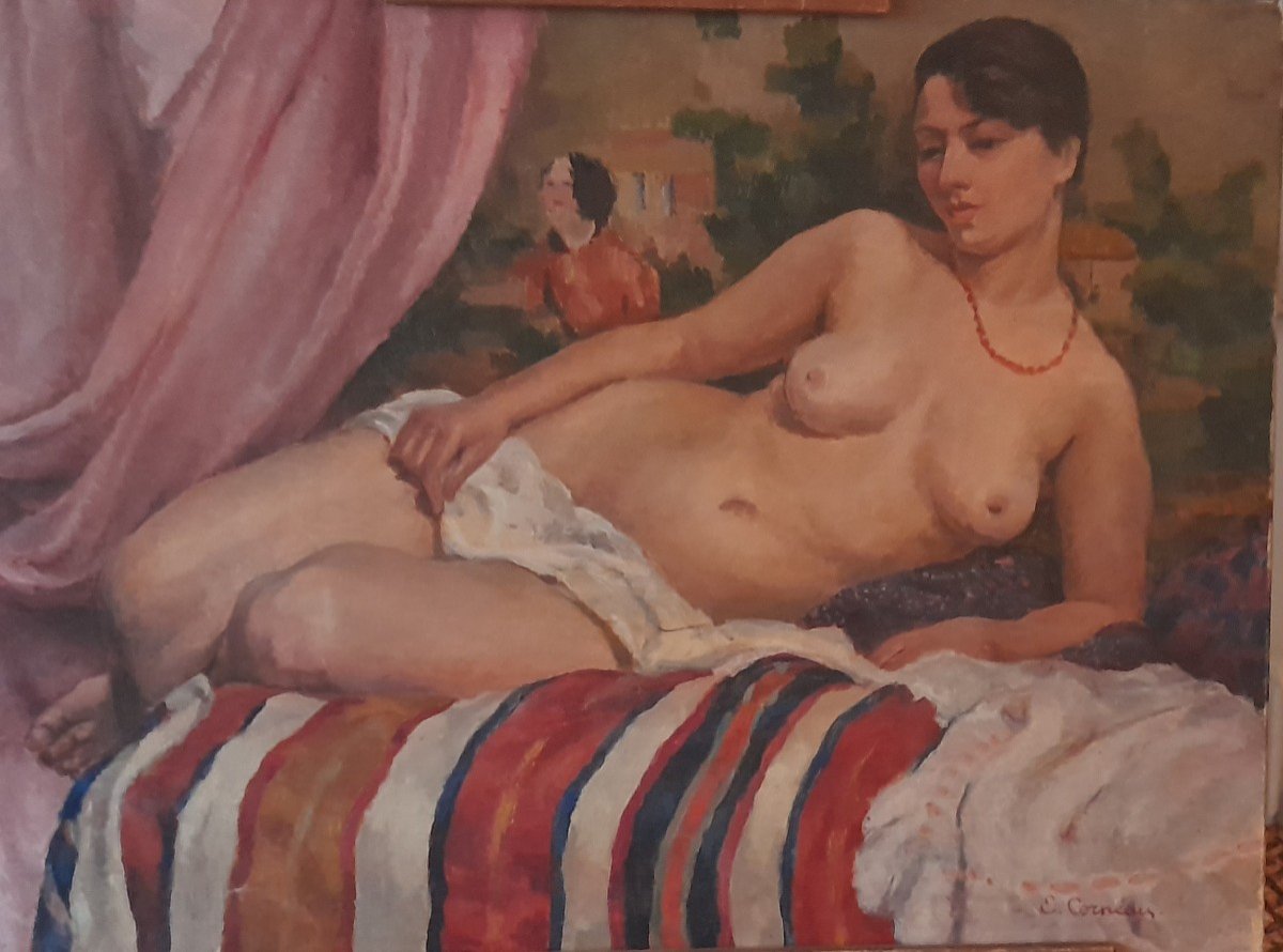 Odalisque Au Collier De Corail