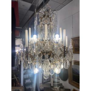 Late 19th Century Crystal Chandelier 