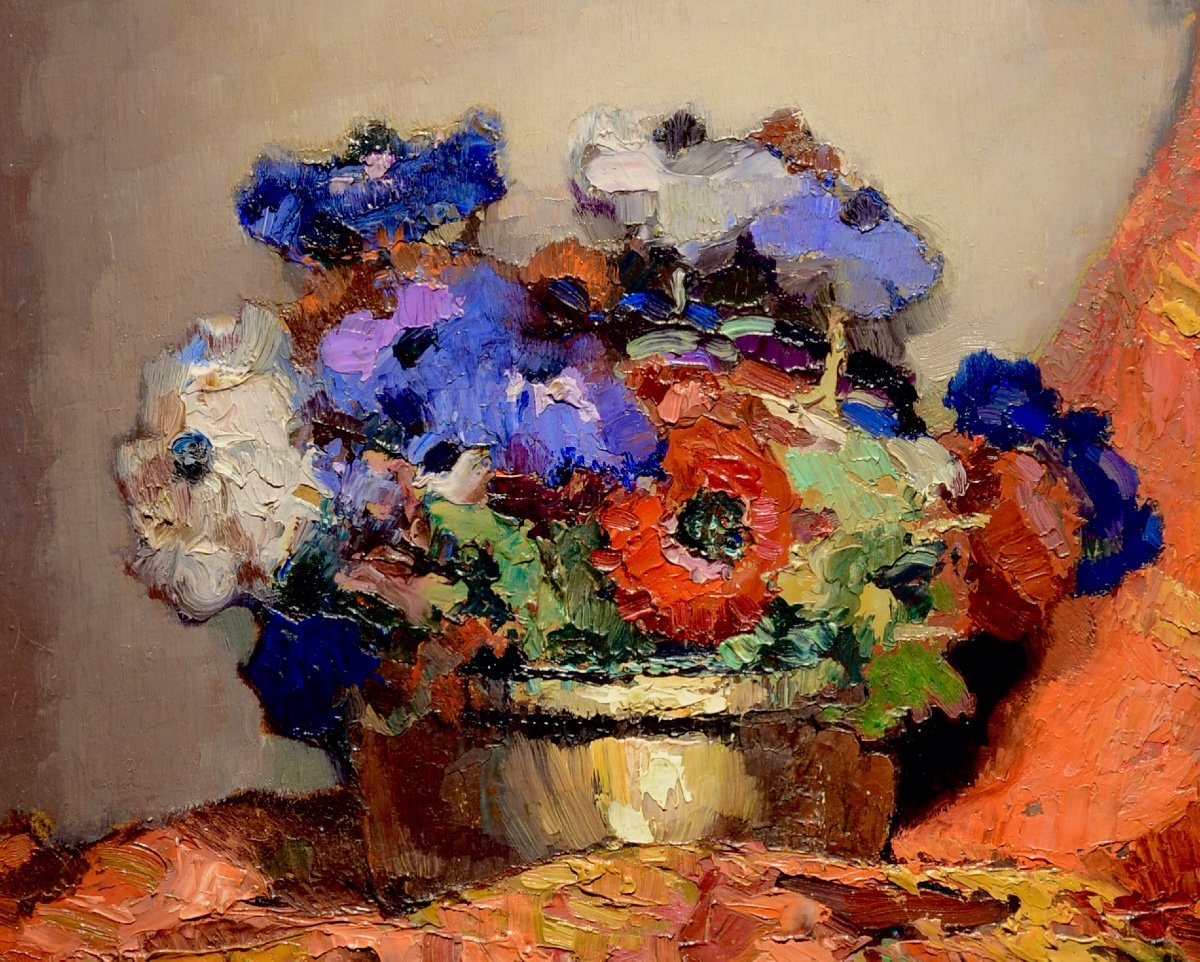 Bouquet With Saffron Drape. Joseph Berges-photo-3