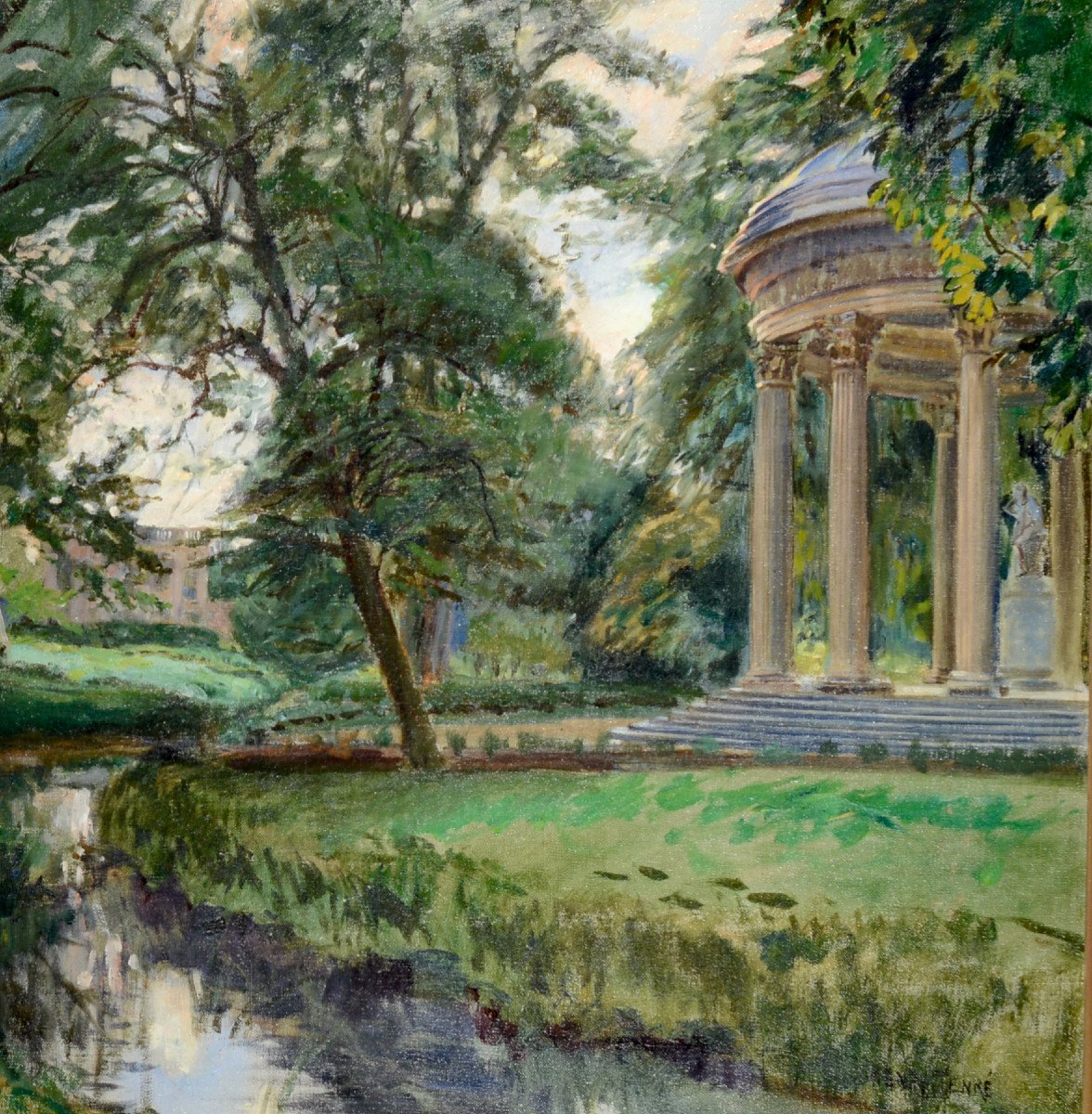 Temple Of Love Park Of The Palace Of Versailles. Charles Henri Tenré-photo-2