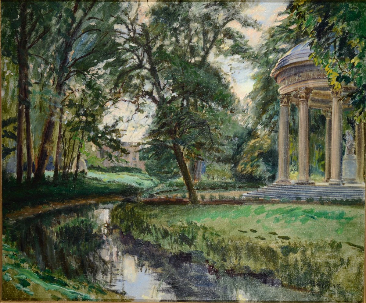 Temple Of Love Park Of The Palace Of Versailles. Charles Henri Tenré-photo-4