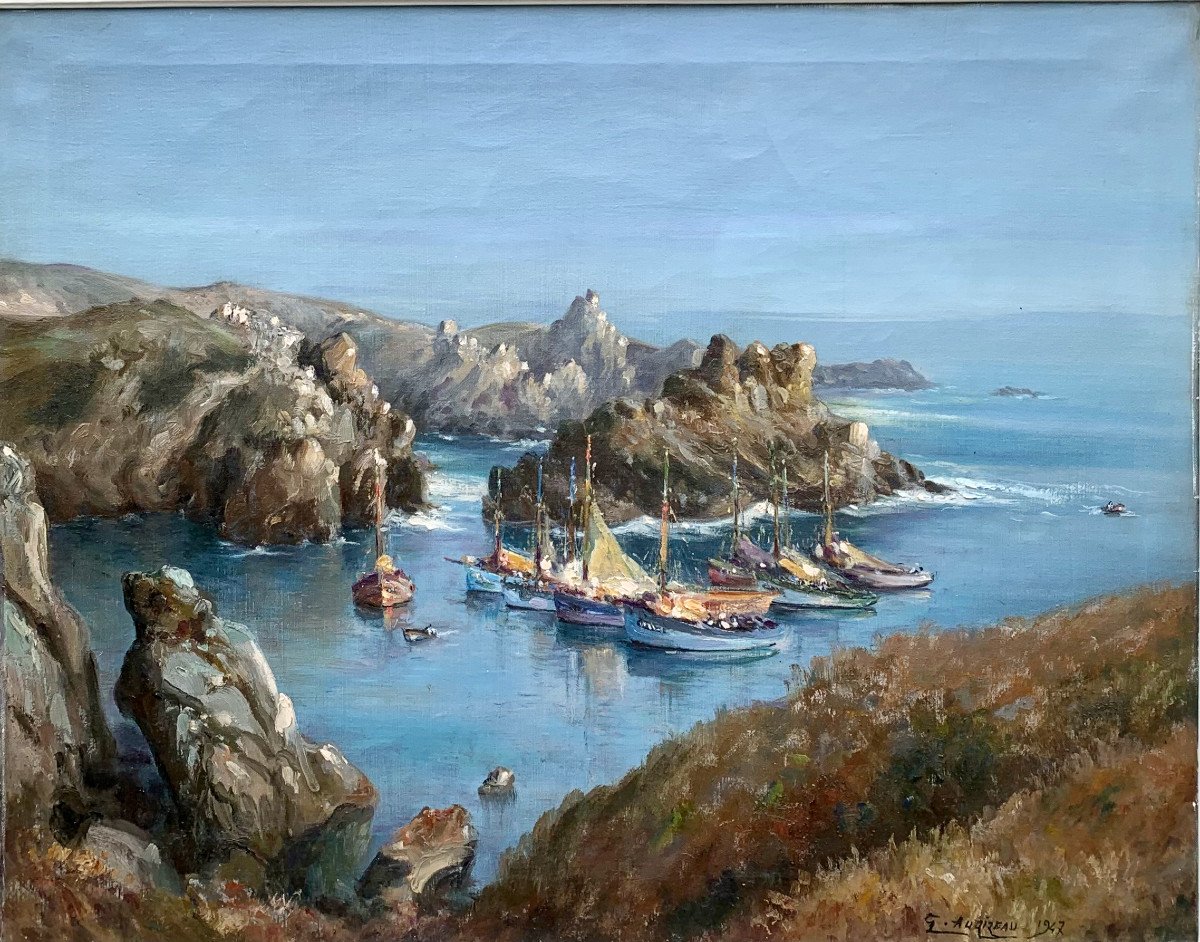 Ile d' Yeu: Before The Port Of La Meule. Gabriel Augizeau