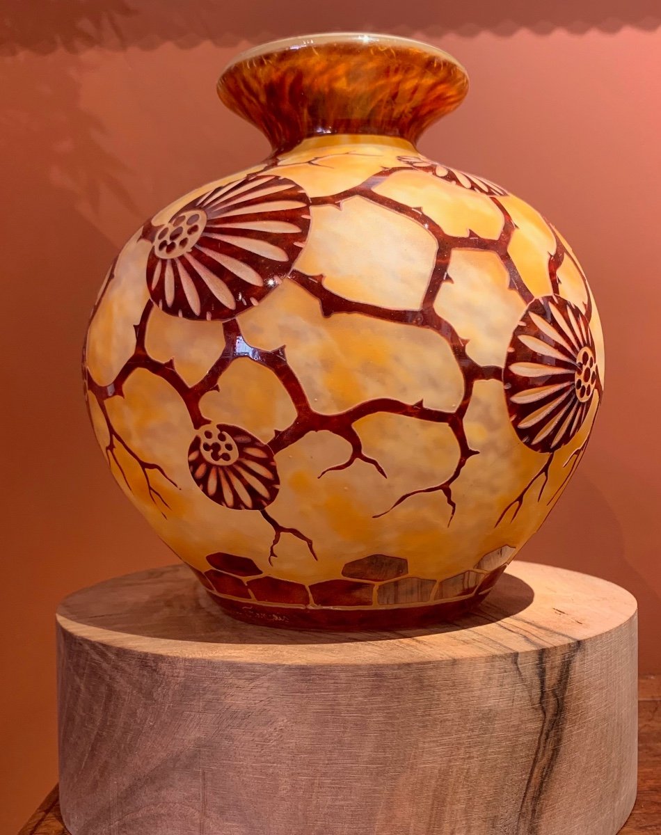 Vase Boule Le Verre Français-photo-4