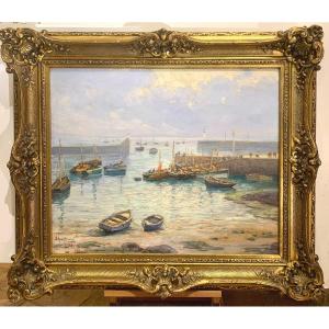 Le Port De La Turballe: Retour Des Sardiniers. Emile Gauffriaud