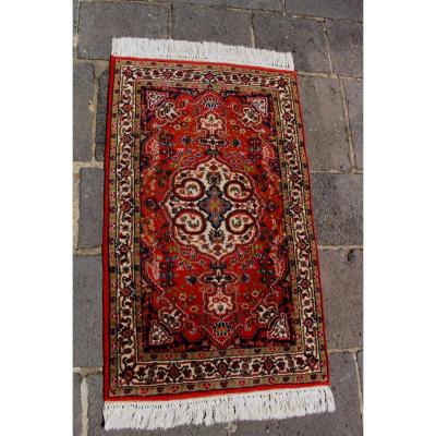 Persian Indian Wool Rug Indo Tabriz Iran 75 X 126cm