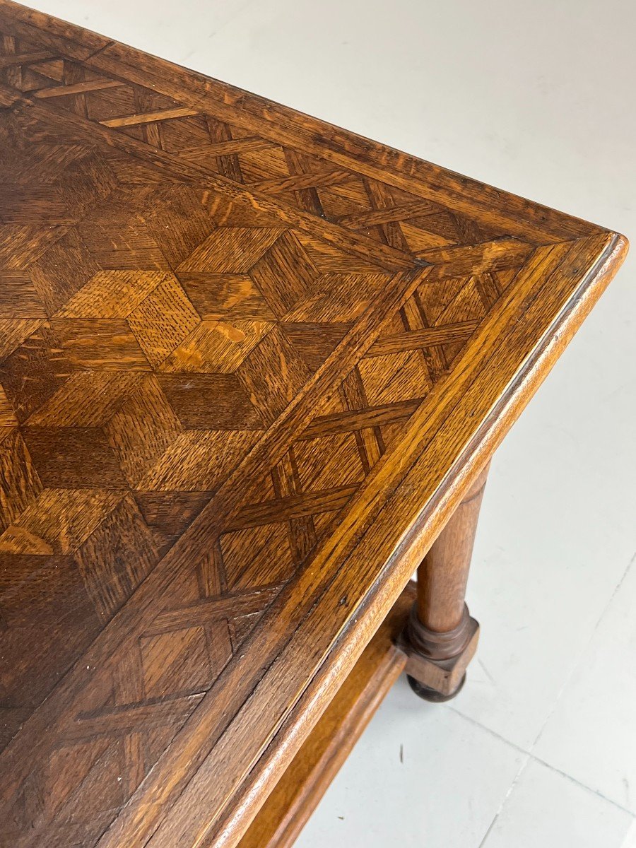 Draper Table Marquetry-photo-2